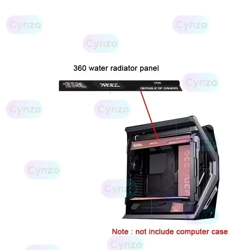 ARGB ROG HYPERION Lighting Panels for Asus GR701 Chassis,MOD 5V AURA SYNC Laser PC Gaming Cabinet Shroud Lightboard,Refit Plate