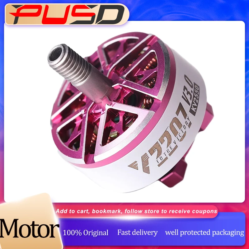 

Original T-Motor Velox V2207 V3.0 3S-6S FPV Motor 1750-2550KV For 5inch FPV Racing Freestyle Drone