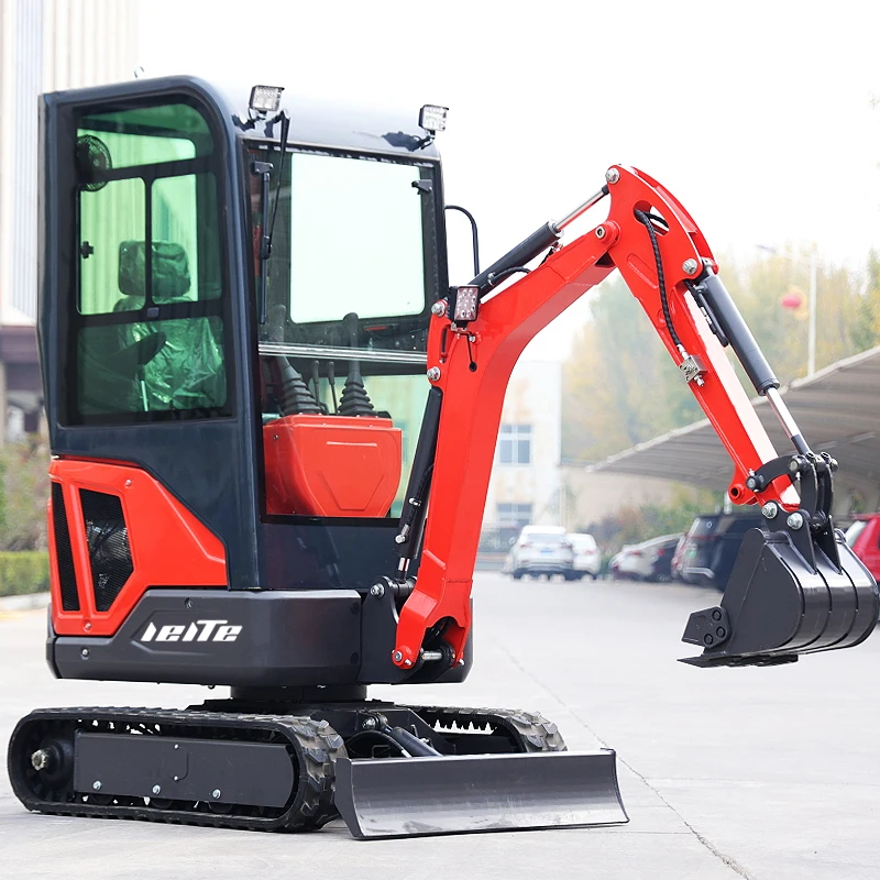 Mini escavatore economico con benna idraulica in vendita Micro Bagger da 1.6 tonnellate cina escavatore cingolato piccolo escavatore agricolo personalizzato