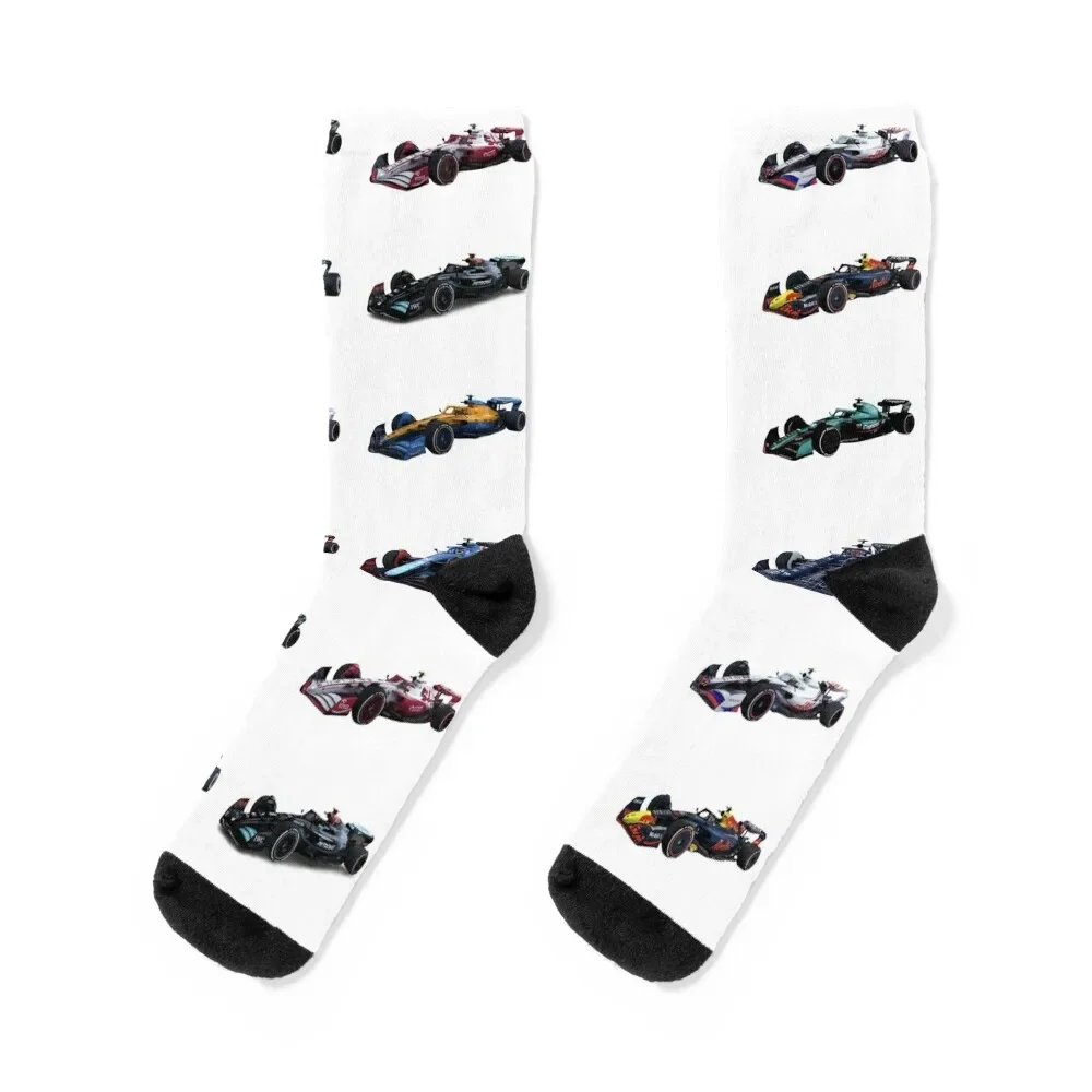 

F1 All cars 2022 Socks shoes gym valentine gift ideas Socks For Girls Men's