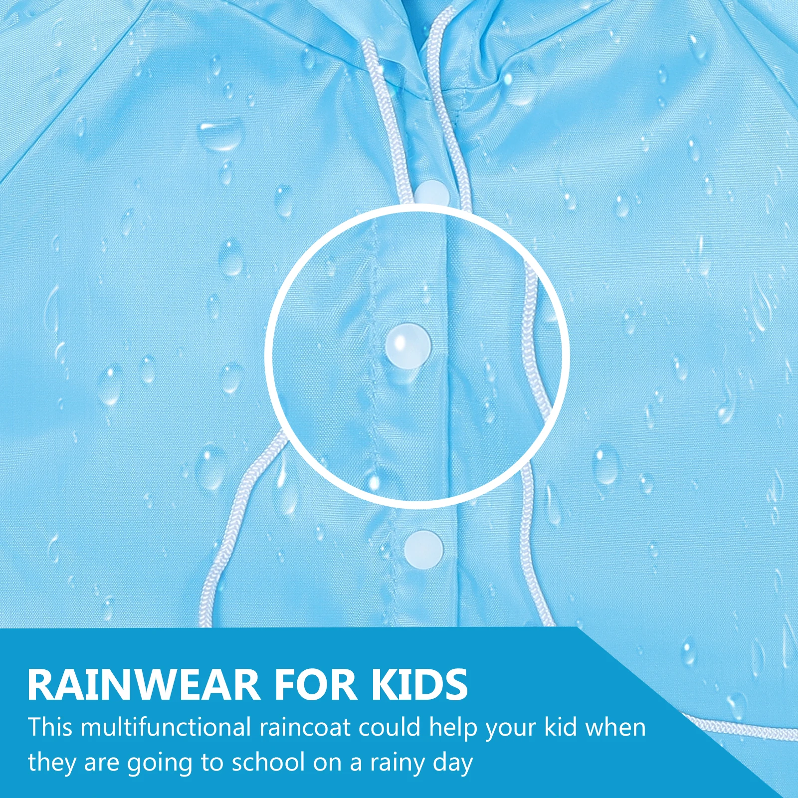 

Waterproof Raincoat Kids Children Rain Suit Poncho Girl Boy Lightweight Portable EVA Material Durable School Travel Outdoor