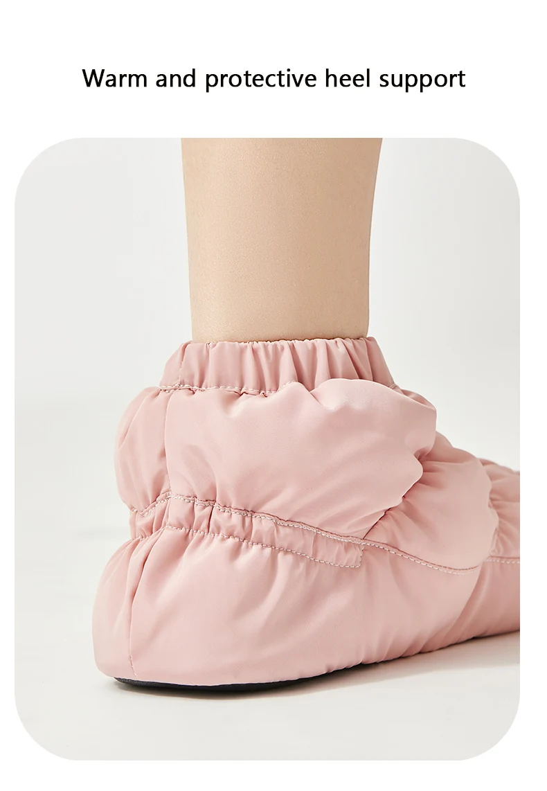 Tanzschuhe, Warme Tanzstiefel, Ballettschuhe für Erwachsene und Kinder, für Körperliches Training und Schutz – Detail 4