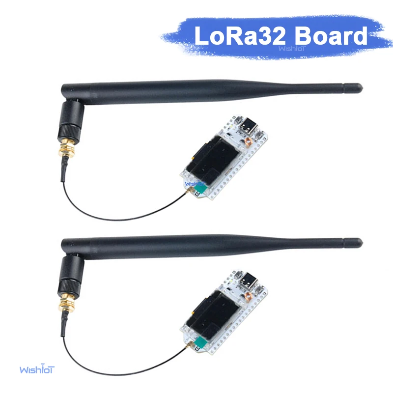 htit-wb32la_v3-lora32-sx1262-開発ボード-096-oled-ディスプレイ、5dbi-ゲインアンテナ付き、メッシュタスティックデバイス、iot、arduino用
