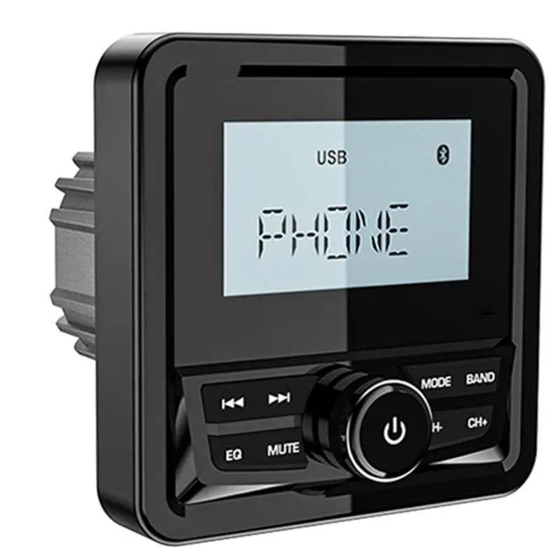 

Superior-Boat Radio System Media Player Square Marine Radio/FM AM Antenna Waterproof Bluetooth MP3 Speaker