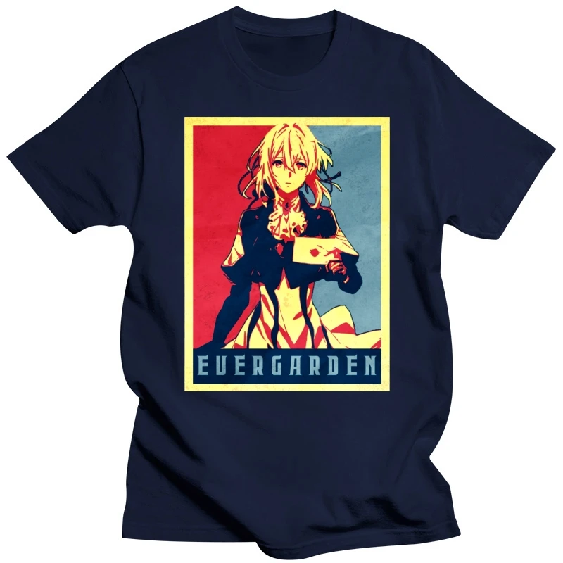 2019 Fashion Men T shirt Violet Evergarden Anime T shirt for men women