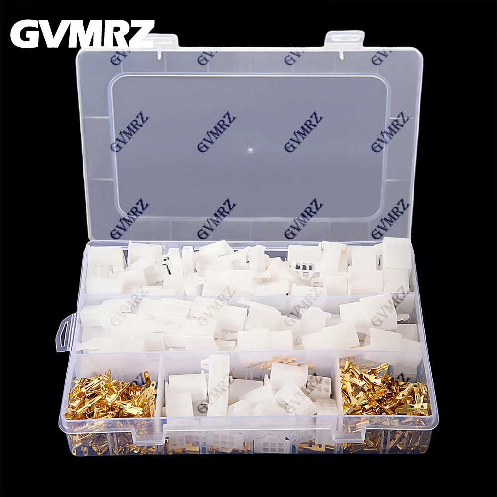 580PCS 2.8mm Motorcycle Electric Vehicle Connector Car Connector Joint kit 2P 3P 4P 6P 9P Male and Female Connector