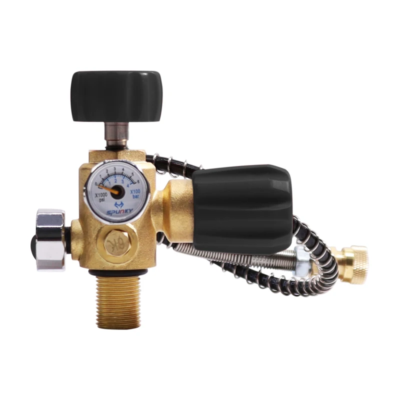 

EMER 6000psi 400Bar Cylinder Air Fill Station Refill Adapter High Pressure Tank Charging Valve Paintball Accessories M18X1.5