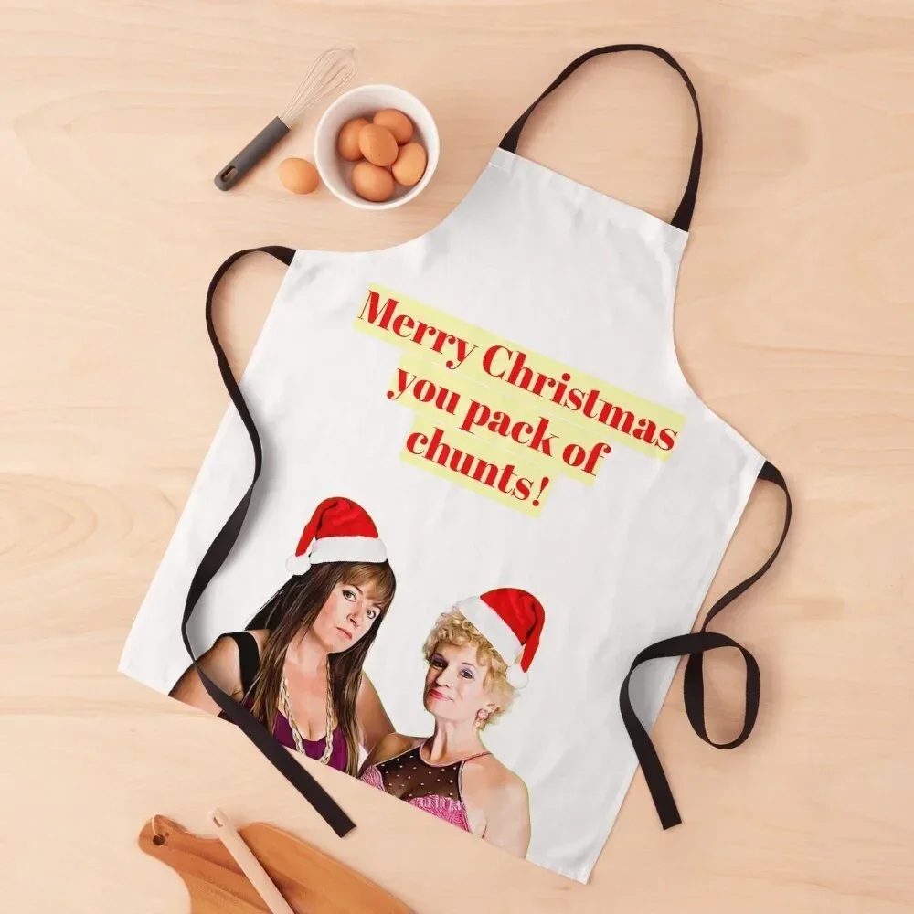 

Kath and Kim Christmas - Merry Christmas you pack of chunts Apron Christmas gift Kitchen And Home Items kitchen gadgets Apron