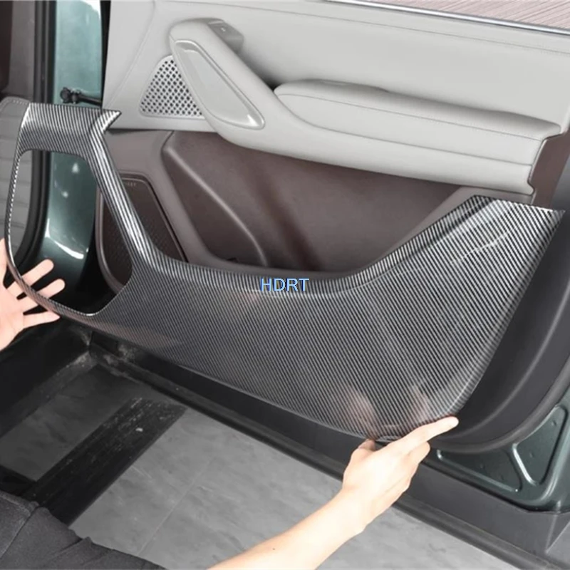 

For BYD Denza N9 2025 + Car Styling Door Kick Plate Gate Anti Guard Pad Cover Protector Decoration Accessories Interior Sticker