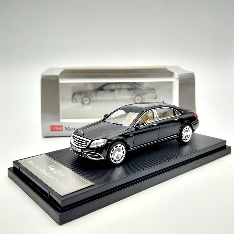 

Diecast Model Car Master1:64 Benz Benz Maybach S-Class Alloy Car Model Display Set Collection Hobby Original Box