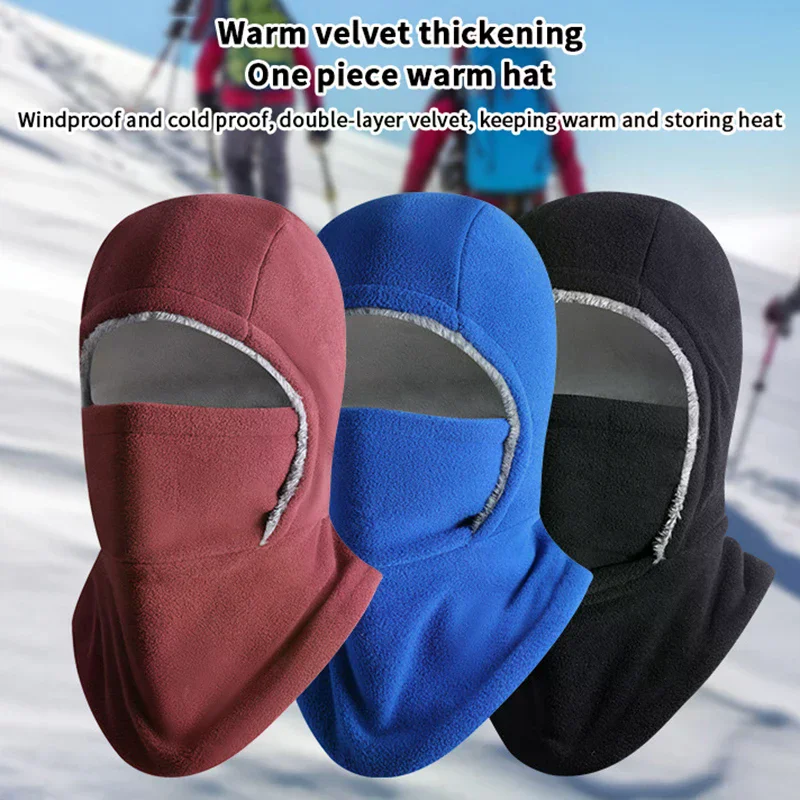 Warme Reiten Vollgesichtsmaske Abdeckungen Outdoor Sturmhaube Radfahren Kappe Motorrad Ski Gesichtsmaske Warme Winddichte Abdeckung Hut