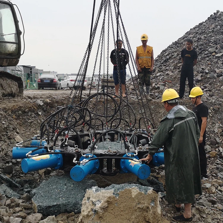 Powerful Concrete Breaker Machine for Pile Breaking and Excavator Use Hydraulic System