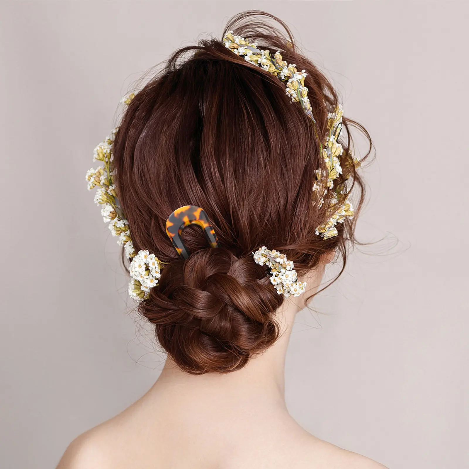 2Pcs Elegant Simple Hair Pins Made of Premium Material for Long-Lasting Wear Suitable for Bridal Daily Party Hairstyling Hair