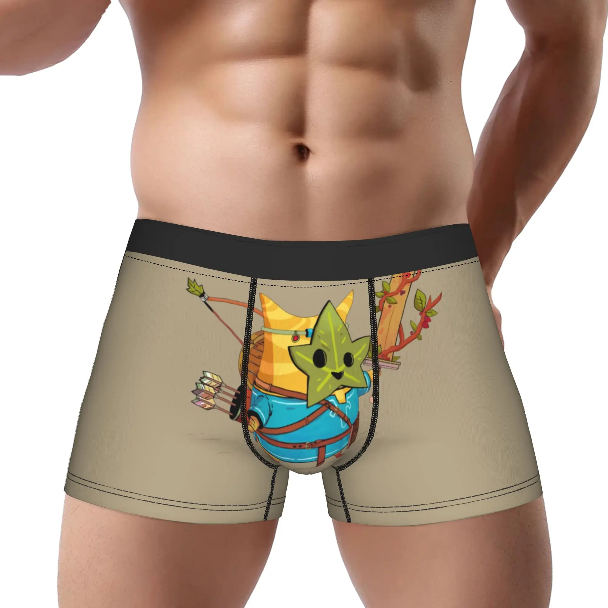 

Forest Elf Korok Underpants Breathbale Panties Male Underwear Comfortable Shorts Boxer Briefs