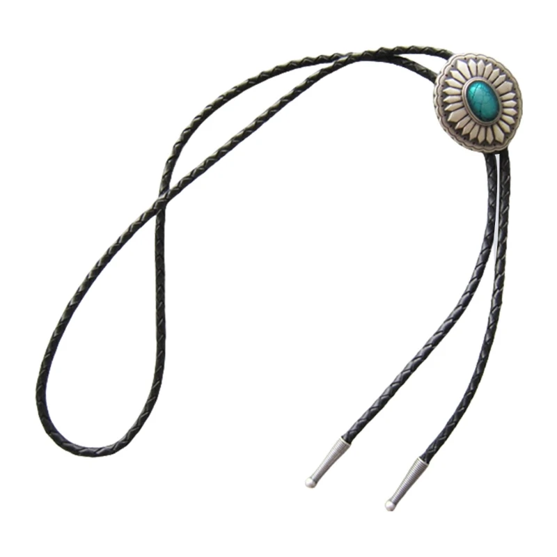 Make Up Bolo Tie Handmade Bolo Tie Popular Wesrtern Necktie Shirt Pendant Tie for Men's Rodeos Fashion