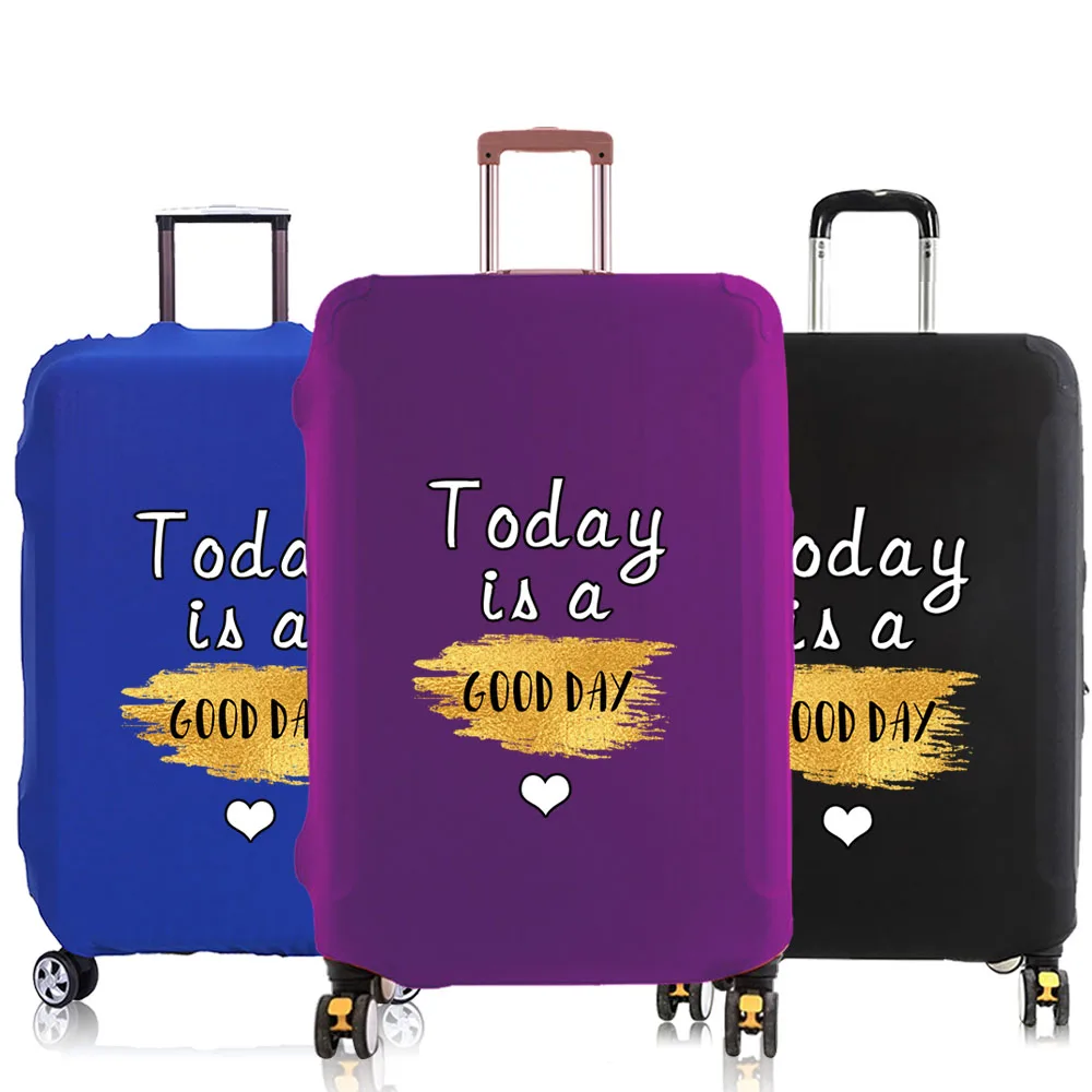 Luggage Cover Protective Elastic Fabric covers Travel Accessories Dust for 18-32 Travel Suitcase cover Food Series Pattern