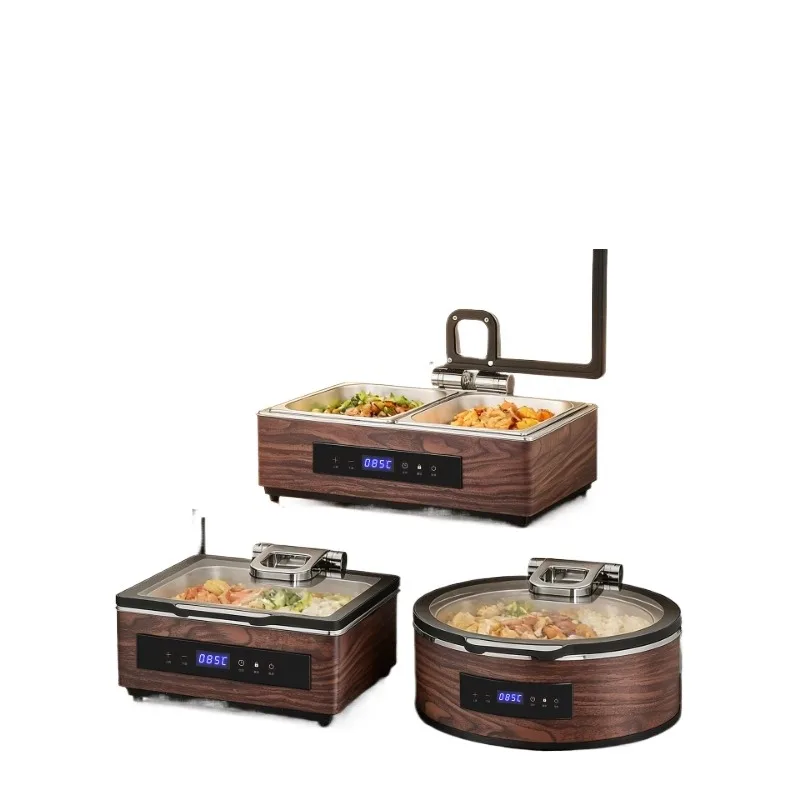Buffet Insulation Furnace Hotel Commercial New Chinese Wood Grain Stainless Steel