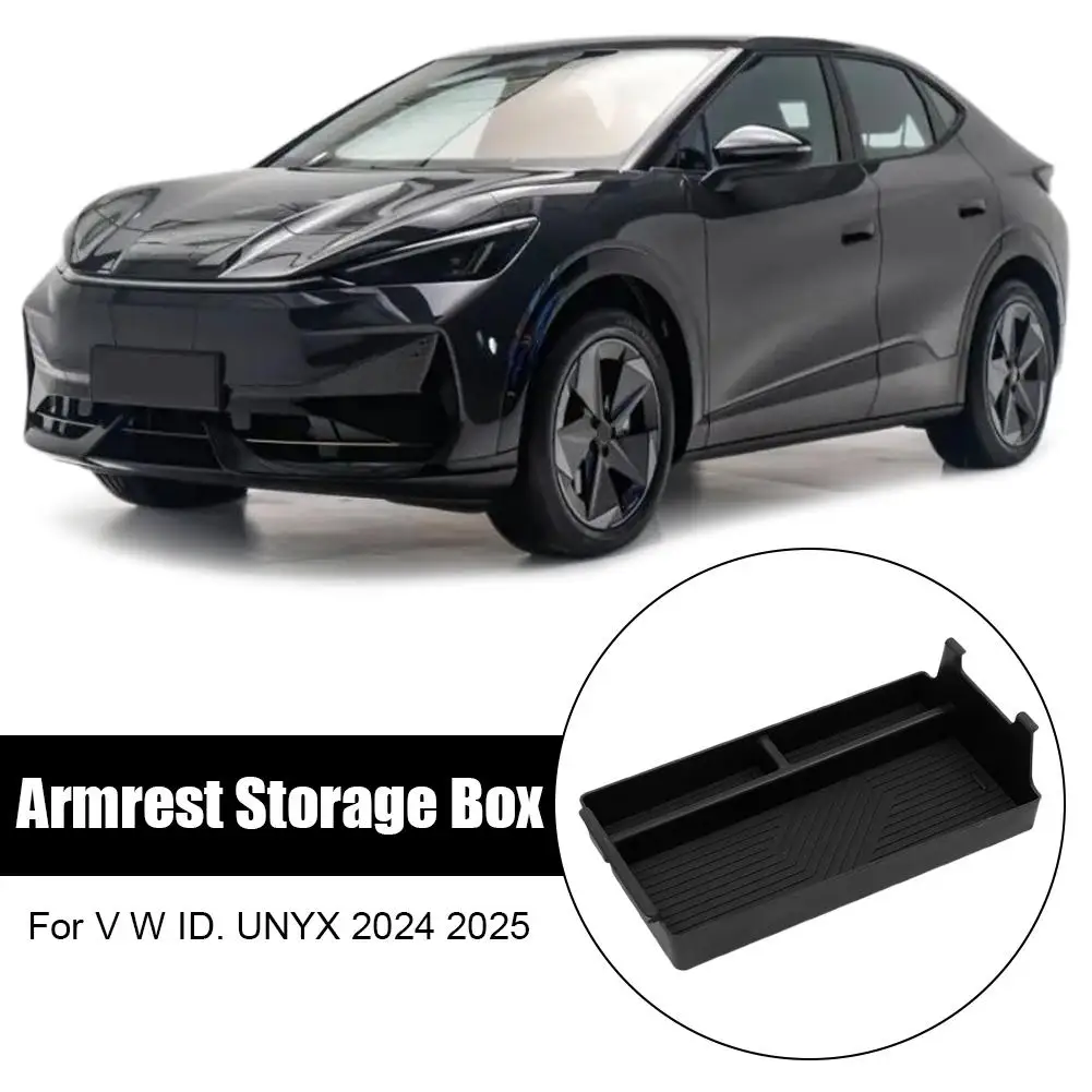 

For Volkswagen ID.UNYX Central Control Center Car Box Storage Interior Phone Auto Tray 24-25 Armrest Box Interlayer Accesso M6H8
