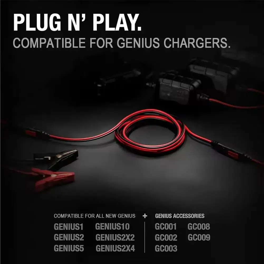 ل NOCO GC004 X-Connect 10ft تمديد كابل شاحن بطارية ذكي ملحق لسلسلة Genius سلك شحن مانع لتسرب الماء