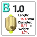 B   1.0