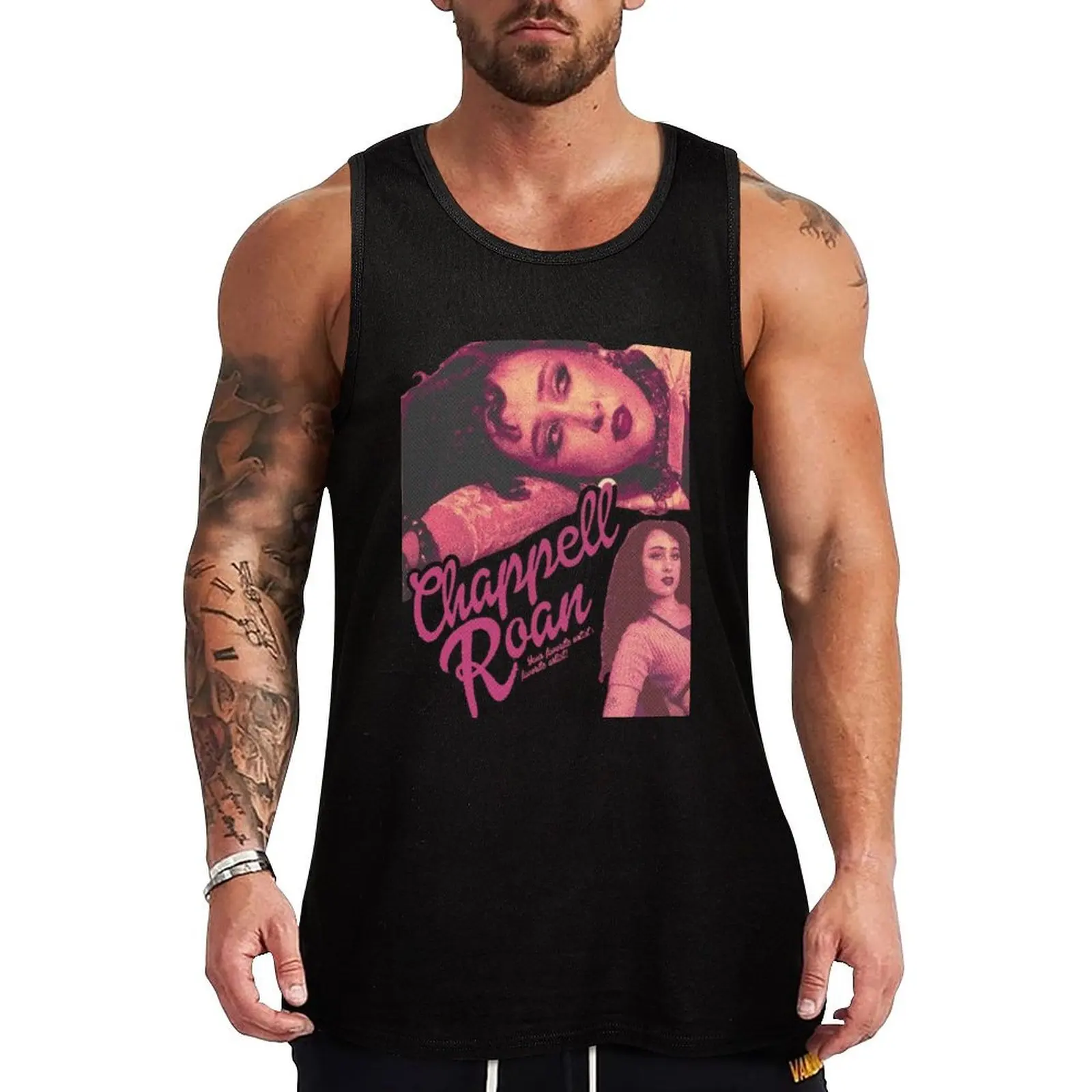 

CHAPPEL ROAN Tank Top vest men anime gym summer clothes