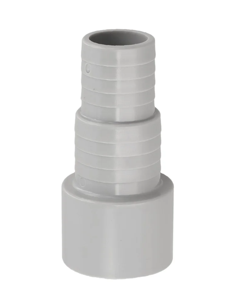 Hose Adaptor with 50 mm Socket Connector for Pool Pumps Compatible with Inner Hose Sizes 32 mm / 38 mm and 800 W Pump Systems
