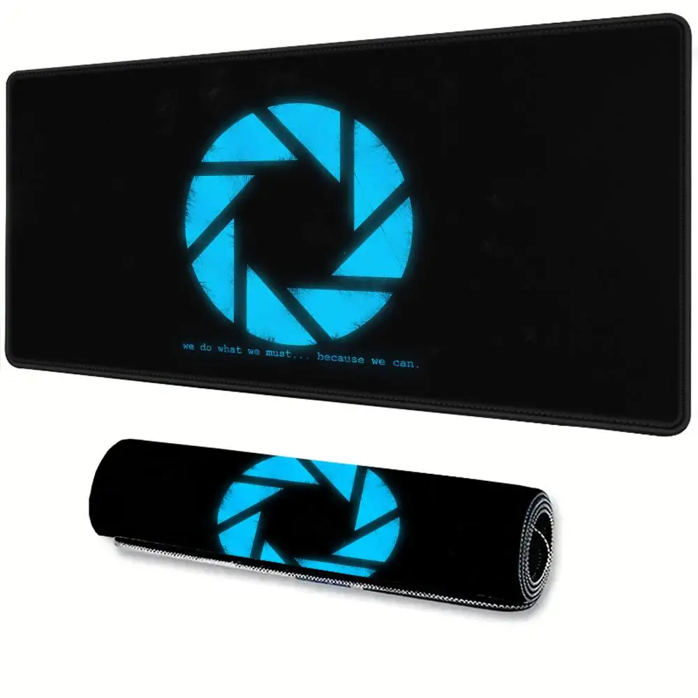 

portal 2 mouse pad High-end Computer mat 70x40cm gaming mousepad large cute padmouse keyboard games pc gamer desk