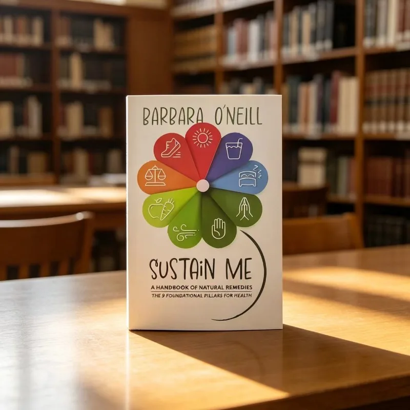 2Pcs Barbara O'Neill Book Bundle Sustain Me and The Book, Natural Healing Remedies Self Help Reading Collection for Adults