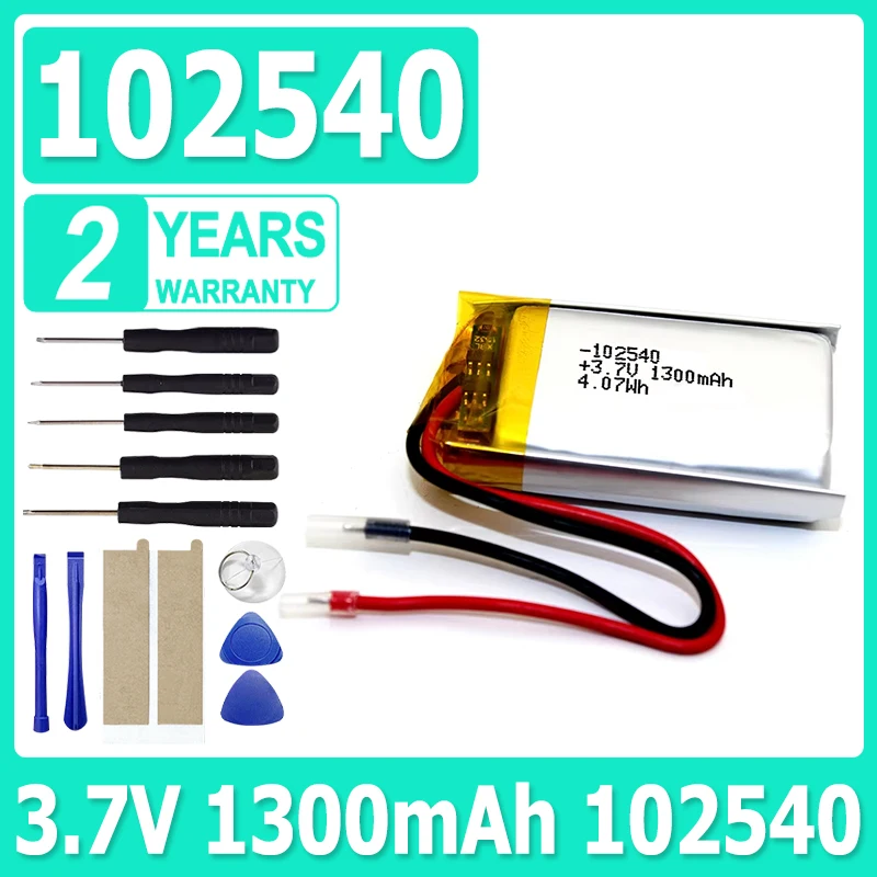 

Good Qulity Liter energy battery 3.7V,1300mAH 102540 Polymer lithium ion / Li-ion battery for tablet pc BANK,GPS,mp3,mp4