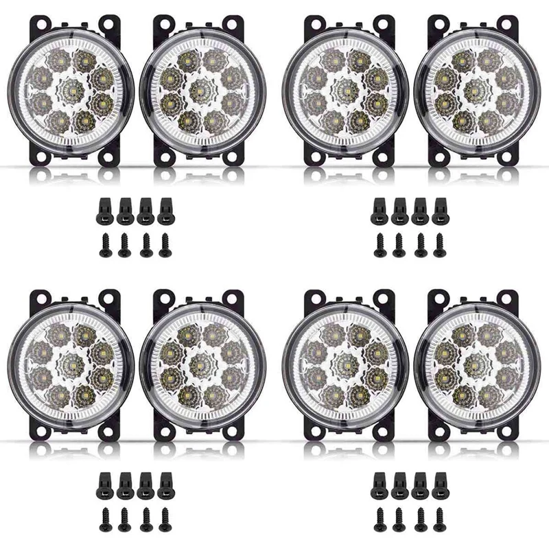 

8PCS Car Fog Lamps Lighting For Ford Explorer Transit Focus Fusion For Honda Crosstour CR-V For Nissan Suzuki Renault