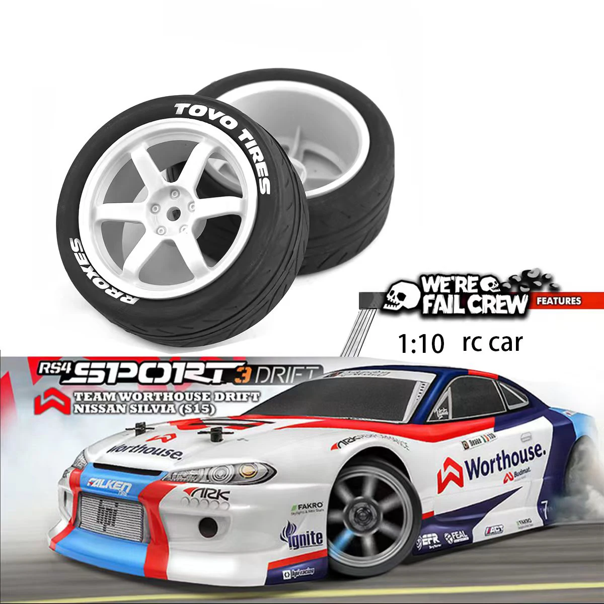 1 Set 68*27mm High Grip Hot Melt Tire & Wheel Set, Upgrade Parts for 1/10 RC Racing Car Tamiya TT01 TT02 XV01 PTG-2 HPI HSP