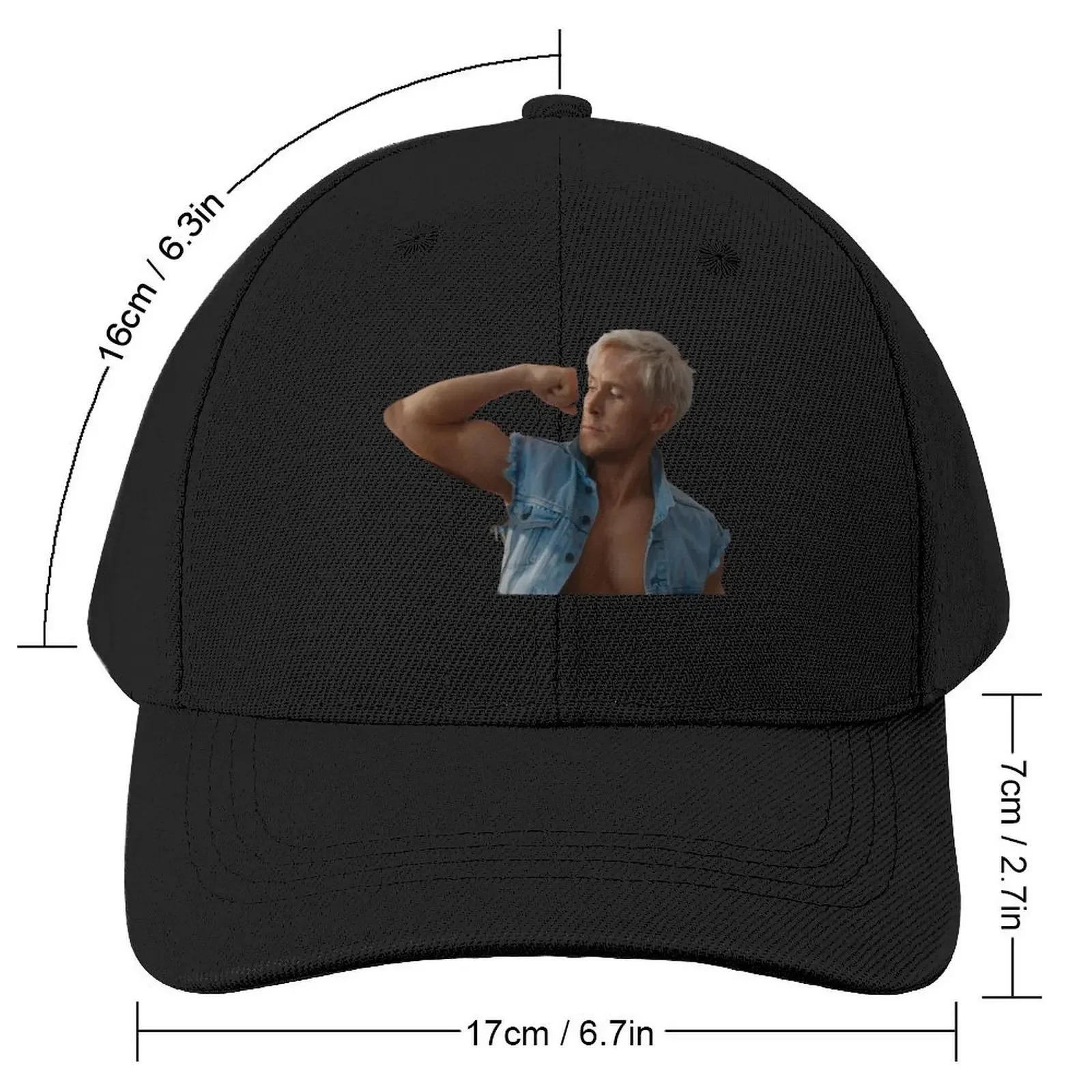 Ken flexing his biceps Baseball Cap fishing hat funny hat western Hat Men Luxury Brand Women's