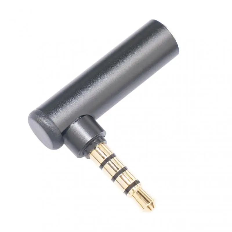 3.5mm Jack Audio Female To 3.5mm Male Plug Adapter L Shape Audio Extension Converter Right 90 Degree Angle Audio Connector