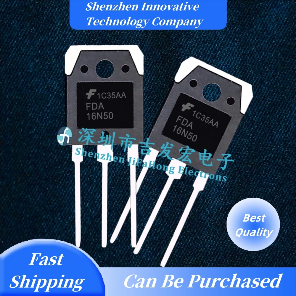 10PCS FDA16N50  TO-3P 500V 16A  Best Quality   Fast Shipping In Stock