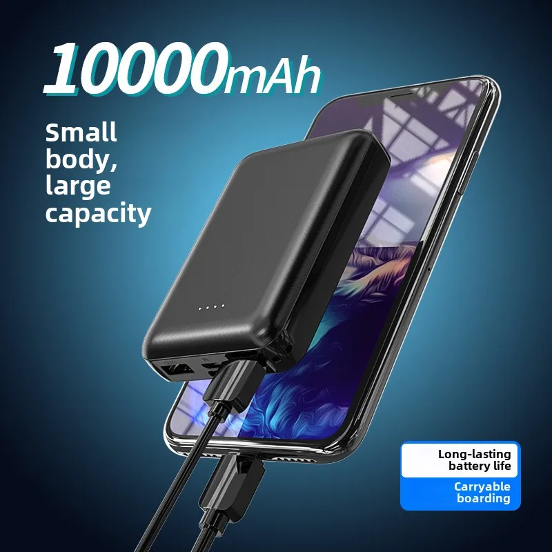 Mini Power Bank 10000/20000mAh Charger Fast Charging External Battery Pack for Heating Waist Belt Vest Jacket Scarf Socks Gloves