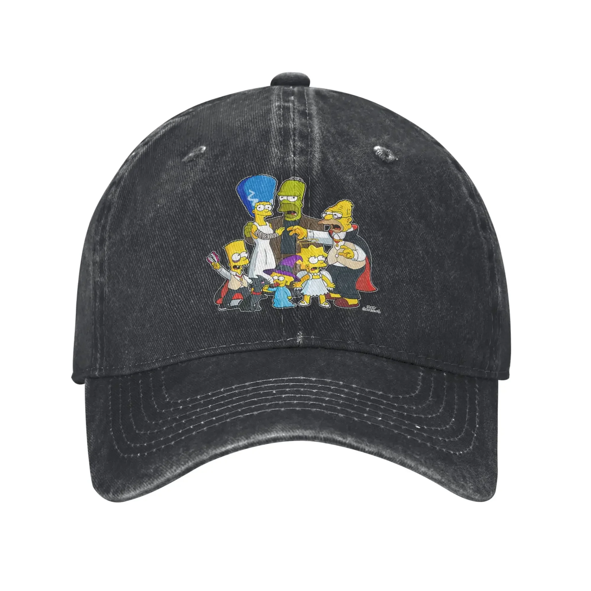 New The S-simpson Family Treehouse of Horror Casual Baseball Cap For Women Men Summer  Kpop Rock Trucker Hat y2k Retro Baseball