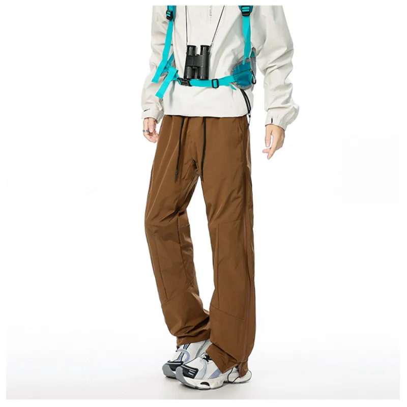 

GIOIOMen's Casual Windbreaker Pants，Four Seasons American Style New Functional Hiking Sports Exercise Men's Pants