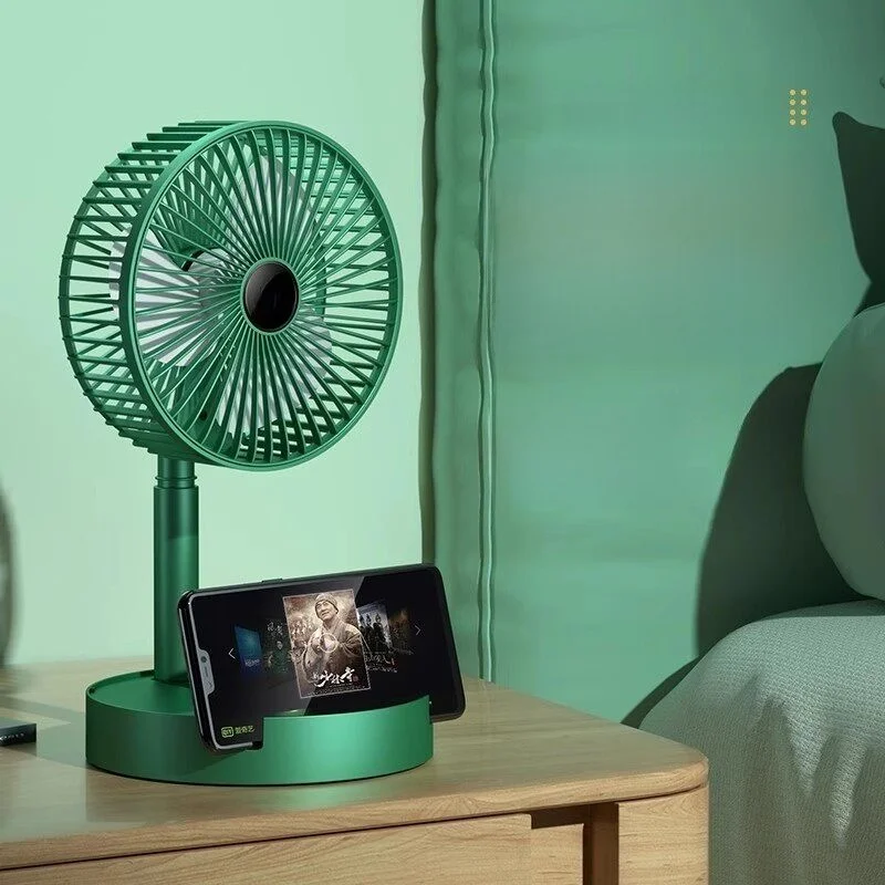 

Portable Desktop Fan Quiet Office USB Fan Student Dormitory Home Use Retractable Fan Small Tabletop Fan for Cooling