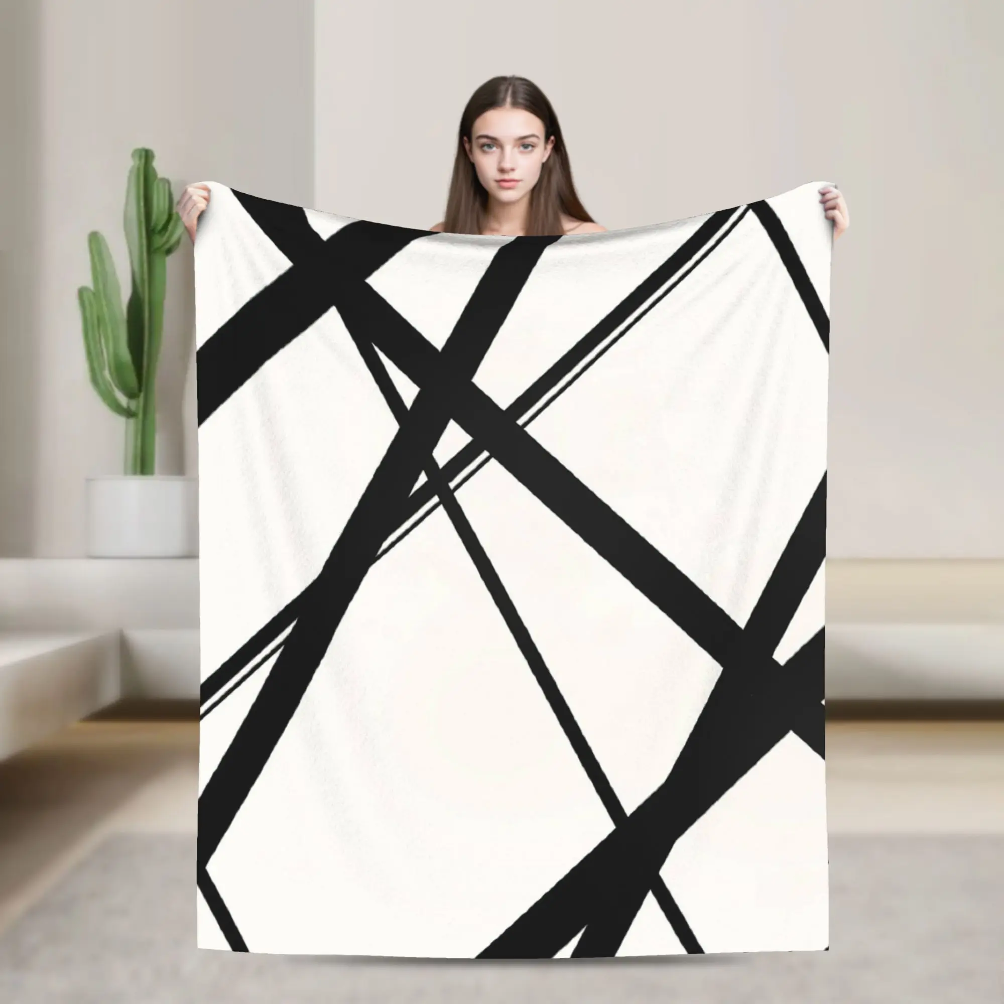 Van Halen Band Tribute Line Throw Blanket Warm Casual Blanket  For Home Decor Picnic Flannel Bedspread Bed Cover