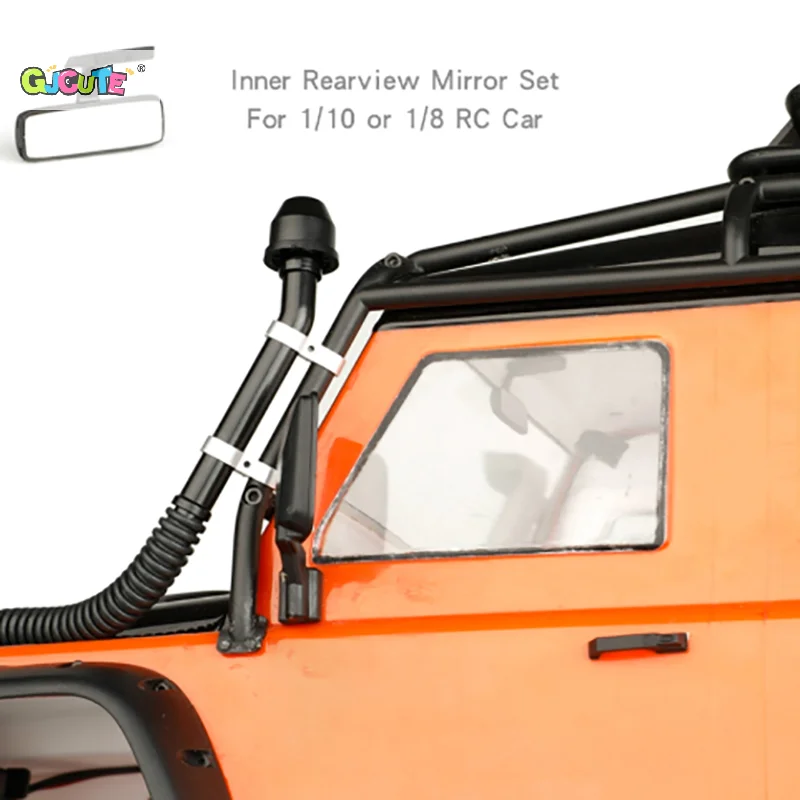 ل TRX4 SCX10 RD110 D90 MST VS4 # R040-1 RCDream 1/10 1/8 مقياس مرآة الرؤية الخلفية الداخلية أجزاء الزخرفية المقلدة