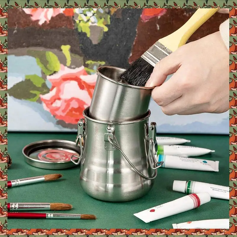 

Шайба для кистей, герметичное средство для чистки кистей из нержавеющей стали для покраски, прочная, простая установка (средняя)