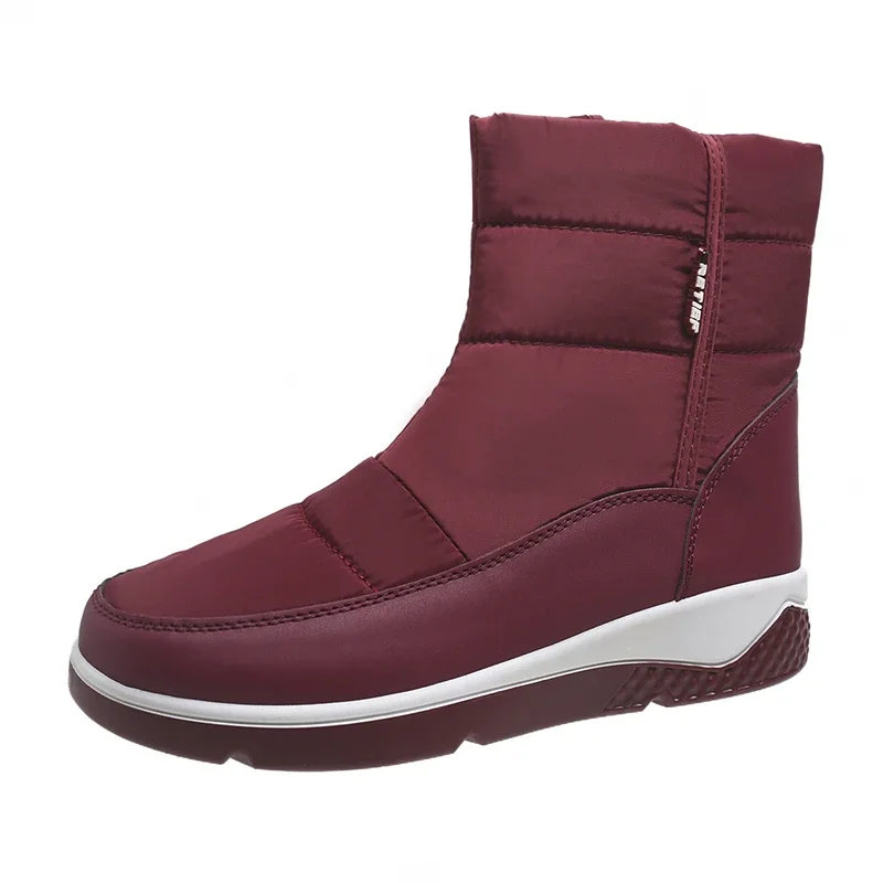 2023 Winter Boots Women Ankle Platform Boots Waterproof Snow Boots Warm Fur Female Boots Winter Shoes Woman Footwear Chaussures image 6
