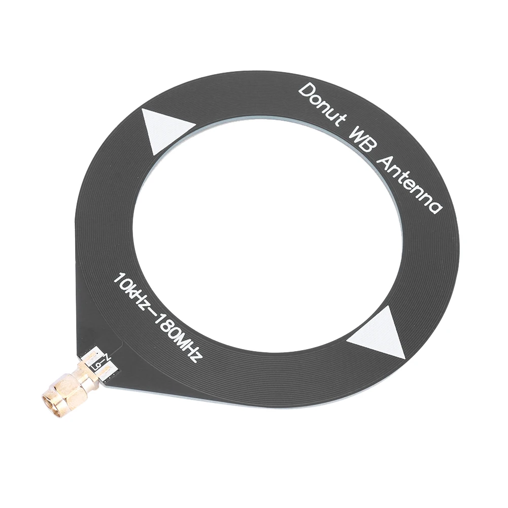 ڈونٹ براڈ بینڈ اینٹینا کم امپیڈینس کنورٹر کے ساتھ ڈونٹ وائیڈ بینڈ اینٹینا فریکوئنسی 10kHz-180MHz SDR واکی ٹاکی کے لیے