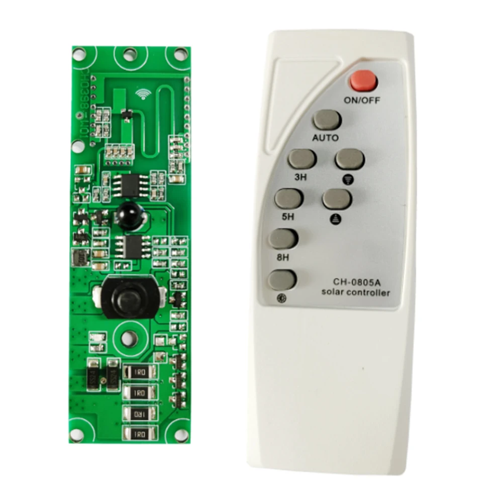 Automatic Control Lamp Board with Remote Control Solar LED Driver Board Multifunction Human Body Induction Circuit Board 3.7V