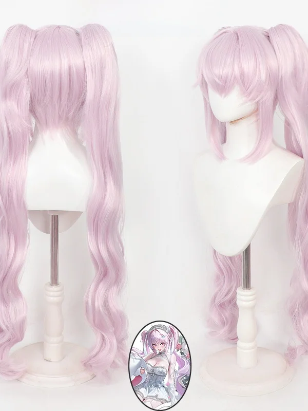 ガッシュワークショップアリスコスプレウィッグ取り外し可能な大きなカールダブルテールおとぎ話ドリームビクトリーゴッデスニッキアニメエンターテイメント