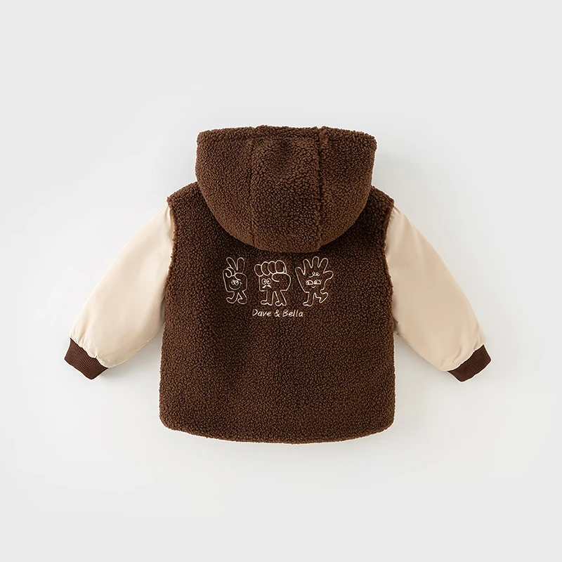 Dave Bella ragazzi abbigliamento caldo cappotto con cappuccio bambini Khaki parka abbigliamento per adolescenti capispalla bambini giacca invernale