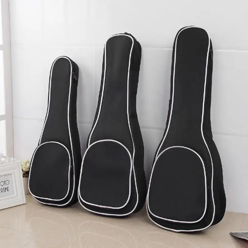 21 23 26 Inch Portable Ukulele Bag 5mm Sponge Soft Case Concert Gig Bag 23inch Classic Ukulele Mini Guitar Waterproof Backpack