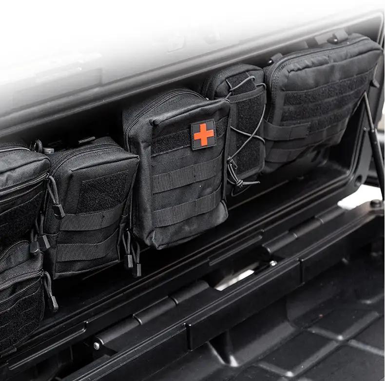 تركيب مباشر للتخييم 4WD ملحقات LLDPE صندوق سقف السيارة عالي التحمل صندوق تخزين صندوق أدوات عالمي #2