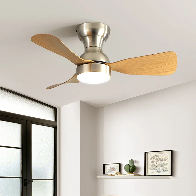 Middle Ancient Bedroom Fan Light Ceiling Protection Eye Protection Silent Simple Study Restaurant Household LED Fan Pendant Lamp