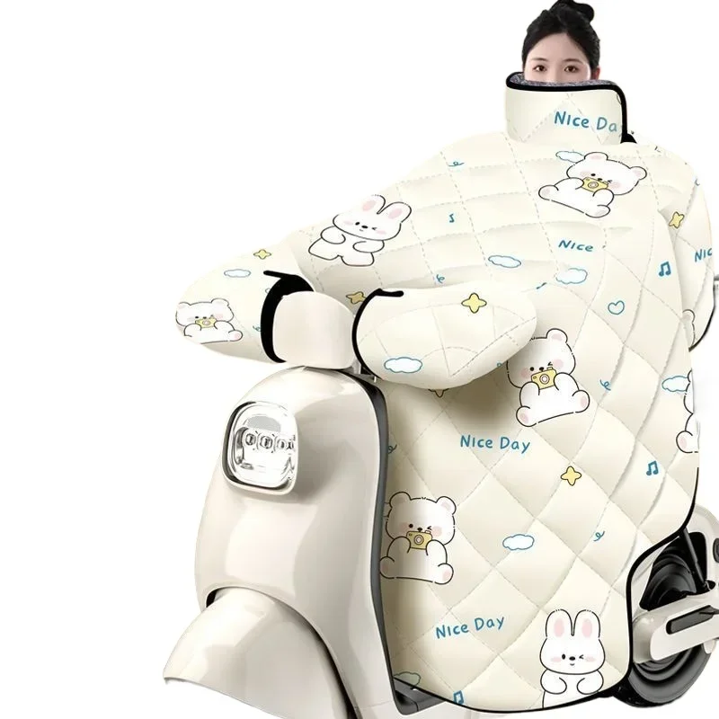 Electric vehicle windshield quilt winter battery car fleece enlarged thickened cover